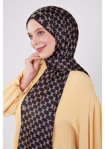Siyah-Gold Çift Renkli Brand Şal modelleri