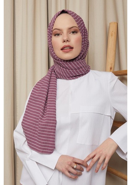 Eflatun Çizgili Harmoni Şal