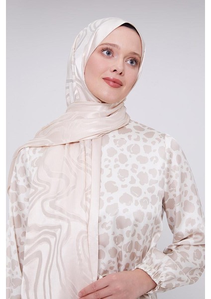 Krem Soyut Desen Deluxe Devore Şal fiyatları