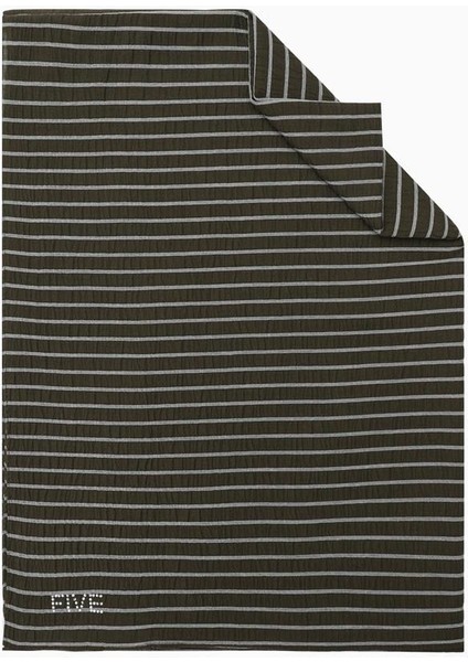 Haki Çizgili Harmoni Şal