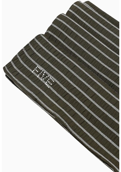 Haki Çizgili Harmoni Şal fiyatları