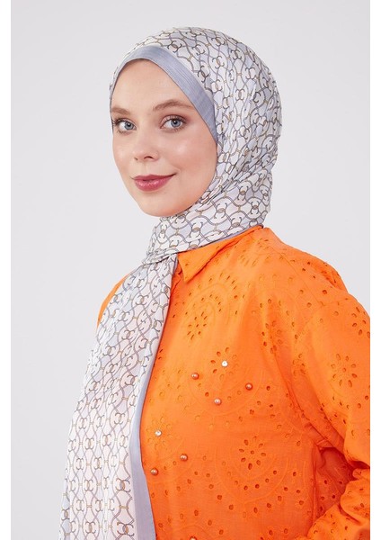 Gümüş Zincir Desen Brand Şal fırsatları