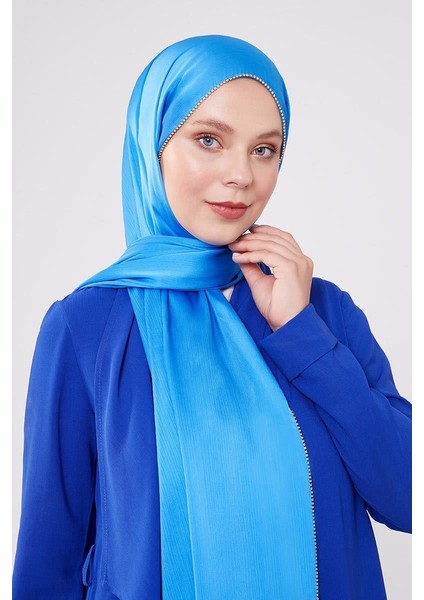 Saks Yanları Taş Şeritli Brilant Şal fiyatları