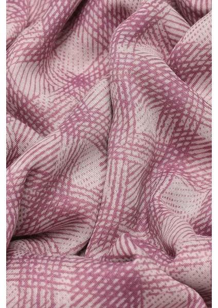 Pembe Relax Ekose Desen Şal fiyatları