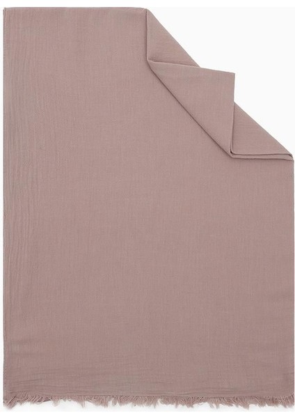 Şeftali Naturel Pamuk Şal