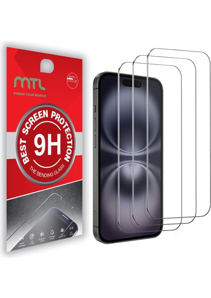 Iphone 15 Pro Uyumlu Kırılmaz Ekran Koruyucu Cam 3'lü Set