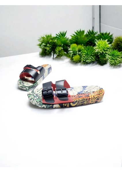 Çift Toka Ayarlanabilir Rahat Taban Plaj,deniz,havuz Terliği modelleri