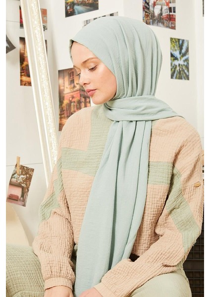 Su Yeşili Maxi Cotton Şal modelleri