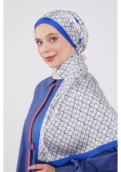 Saks Zincir Desen Brand Şal modelleri