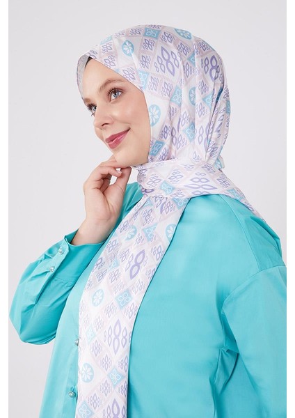 Pembe Damla Desen Brand Şal