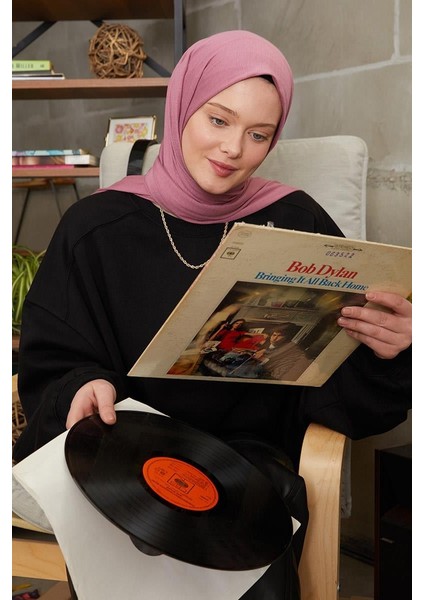 Koyu Pembe Five Penye Şal