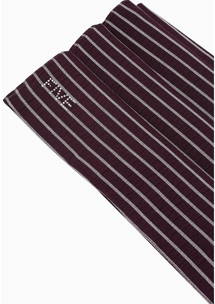 Koyu Mor Çizgili Harmoni Şal fiyatları