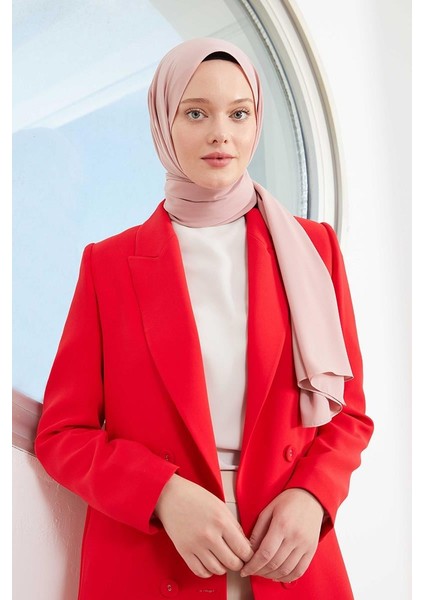 Açık Pembe Medine İpeği Şal