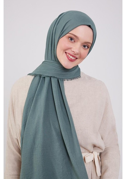 Küf Yeşili Maxi Cotton Şal