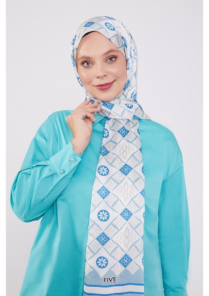 Mint Yeşili Damla Desen Brand Şal