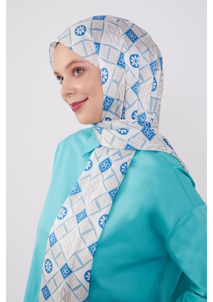 Mint Yeşili Damla Desen Brand Şal modelleri