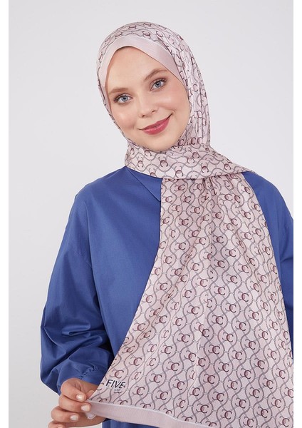 Pudra Zincir Desen Brand Şal