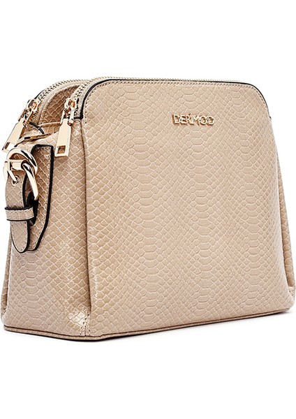 Kadın Bej Uzun Askılı Çapraz Çanta 25SBD2846KR