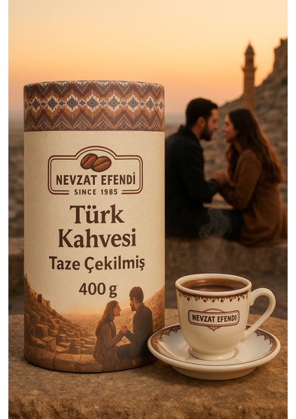 Türk Kahvesi 400G – Brezilya Menşeli, Katkısız, Çifte Kavrulmuş