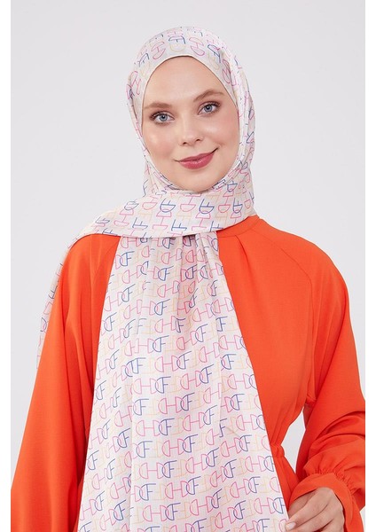 Krem Harf Desen Brand Şal fırsatları