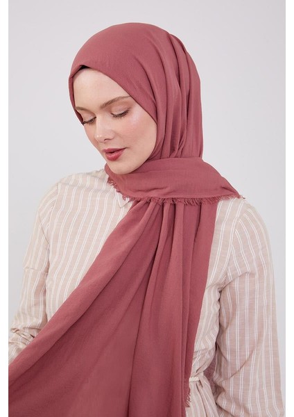 Gül Kurusu Maxi Cotton Şal