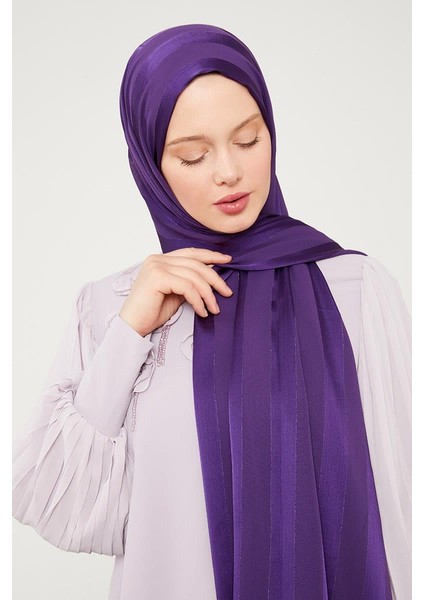 Mor Sim Şeritli Tokyo Şal modelleri