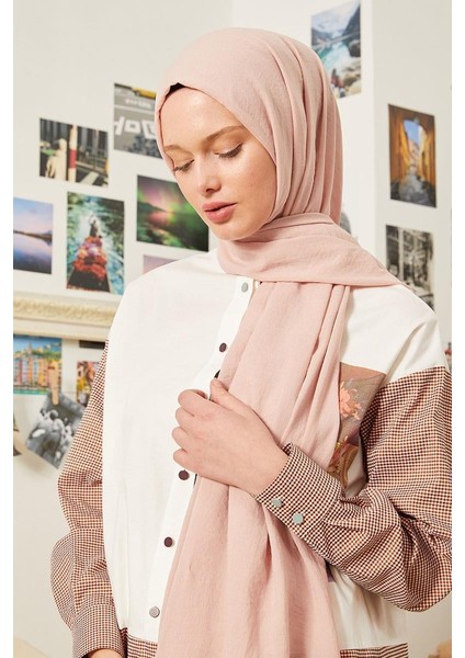 Toz Pembe Maxi Cotton Şal fiyatları