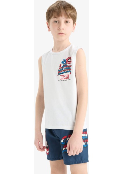 Erkek Çocuk Marvel Comics 2'li Takım Atlet Deniz Şortu E6443A825HS modelleri