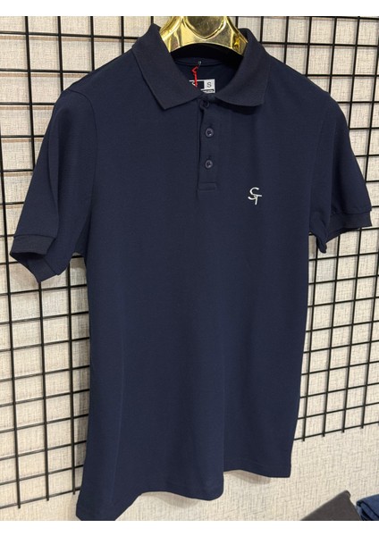 Polo Yaka T-Shirt %95 Pamuk Premium A+ Kalite Lacivert Penye Çekme Solma Bozulma Yapmaz Garanti Stblue