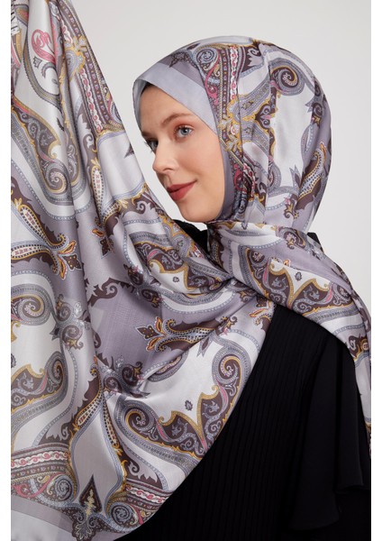 K.Vizon Etnik Çini Desen Vual İpek Şal modelleri