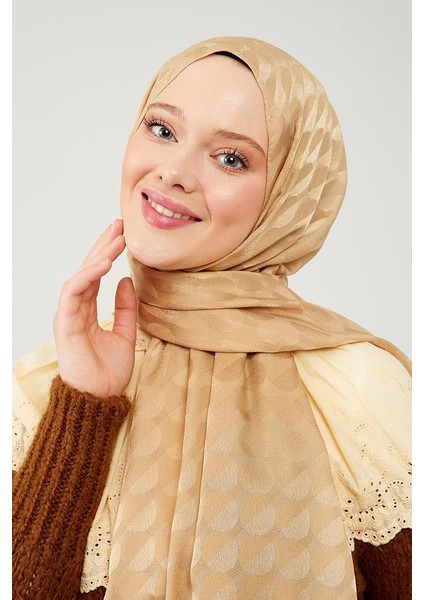 Gold Ay Desen Jakarlı Elegance Şal fırsatları