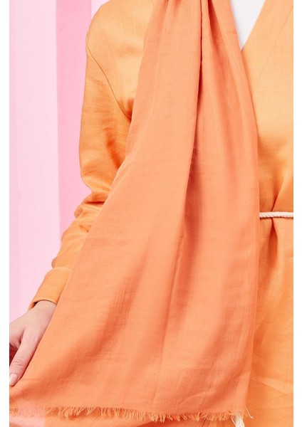 Turuncu Olay Pamuk Şal fırsatları