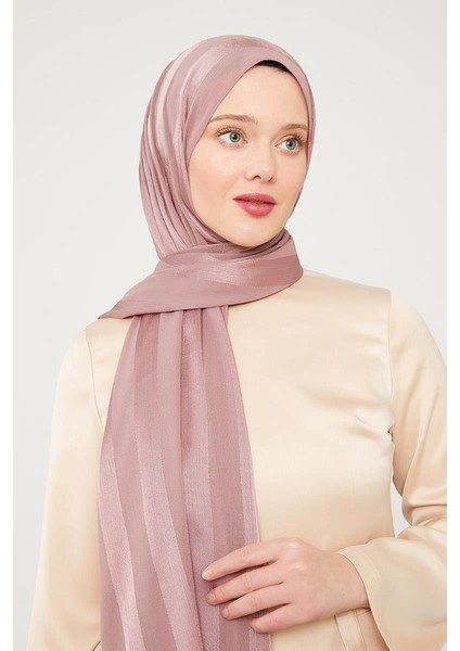 Gül Sim Şeritli Tokyo Şal modelleri