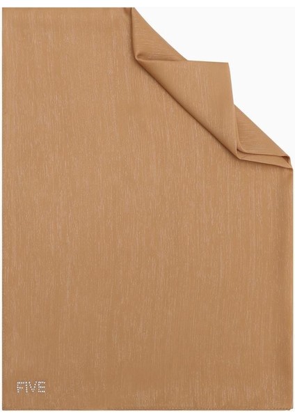 Sütlü Kahve Simli Elmas Abiye Şal