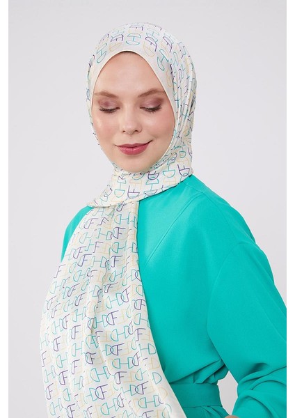 Bej Harf Desen Brand Şal fırsatları