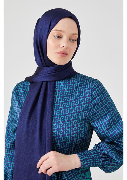 Lacivert Crystal Şal modelleri