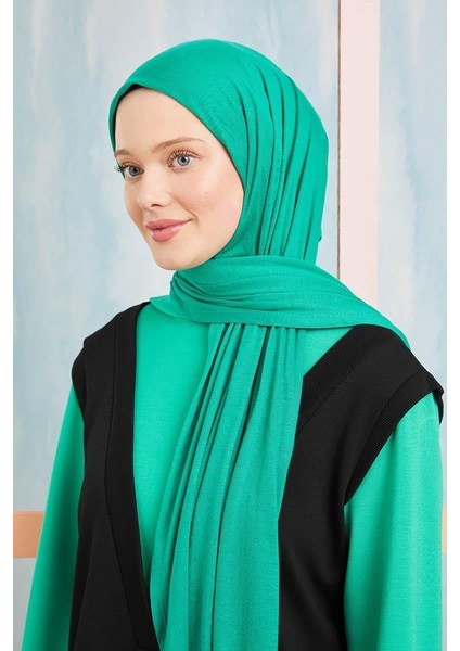 Zümrüt Yeşili Five Penye Şal