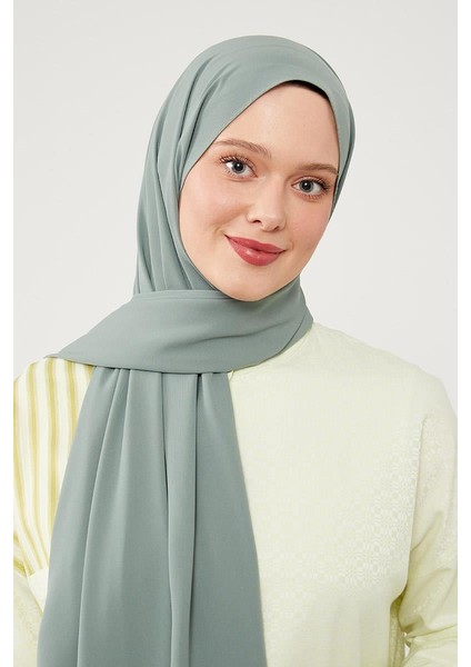 Su Yeşili Medine Ipeği Şal
