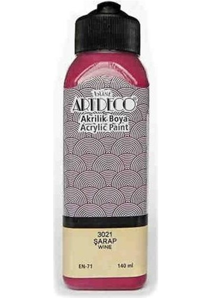 Akrilik Boya 140 Ml Şarap 3021