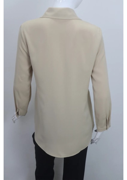 Fistan Store Kadın Siyah Düz Spor Kesim Normal Kalıp Yazlık Saten Gömlek fırsatları