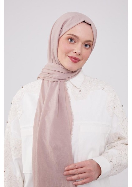 Açık Somon Maxi Cotton Şal