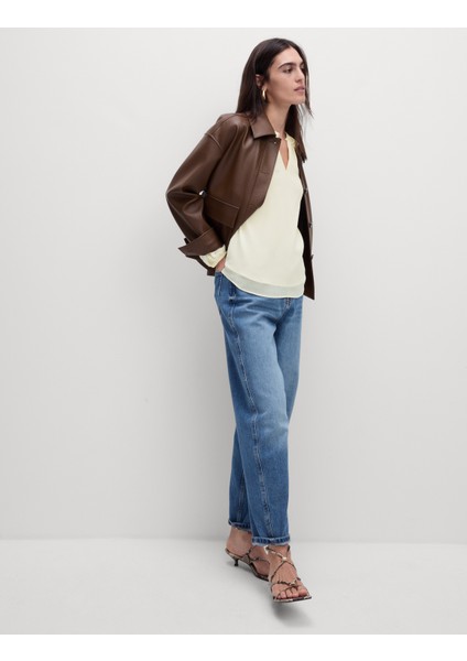 Fırfır Detaylı Bluz