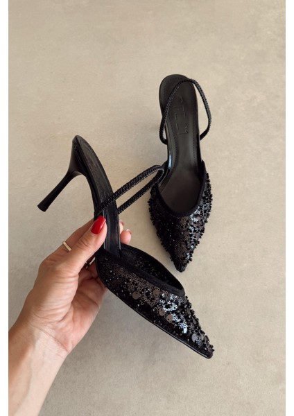 Fancy Siyah Sliletto