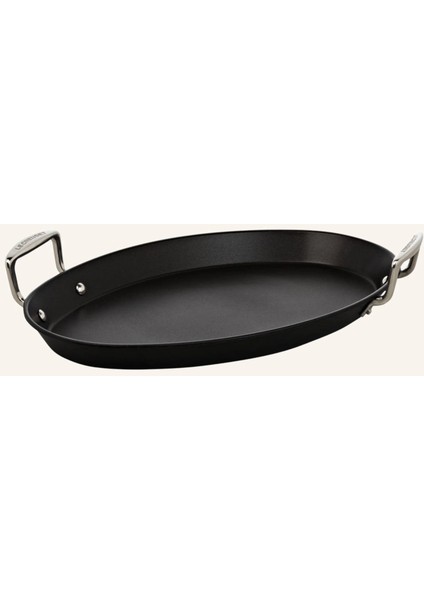 Oval Gusseisen Tava, 40 cm Emaye, Indüksiyon Uyumlu fiyatları