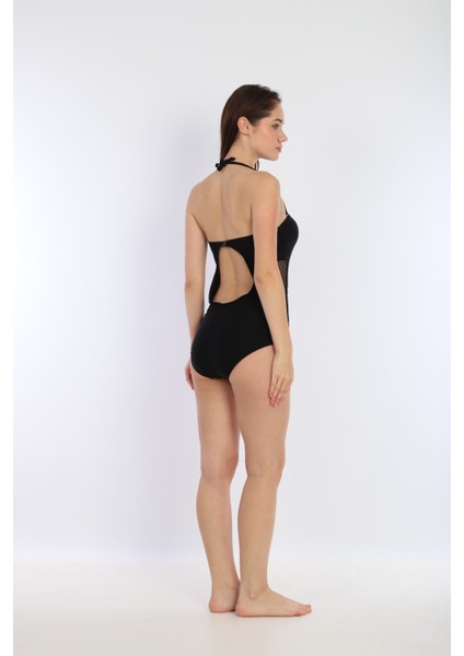 Kadın Siyah Fileli Likra Mayo 38-44 modelleri