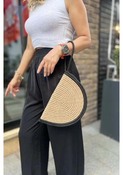 Yelpaze Model El Çantası Siyah
