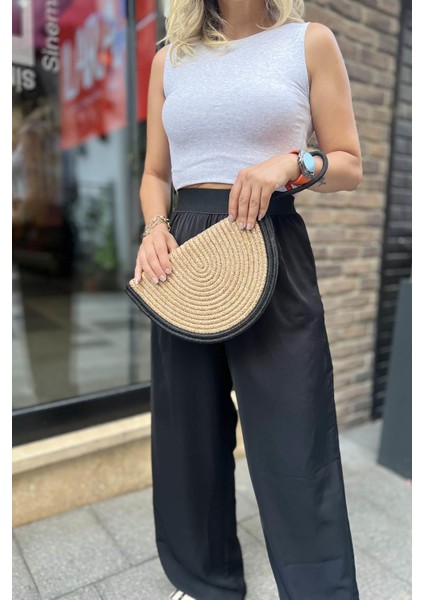 Yelpaze Model El Çantası Siyah