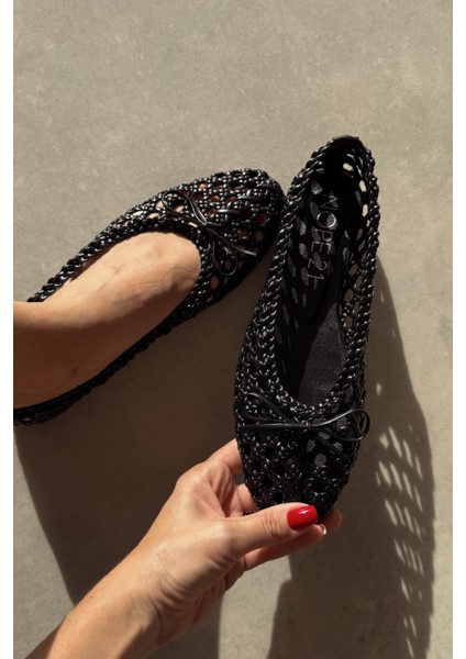 Crochet Siyah Hakiki Deri Babet fırsatları