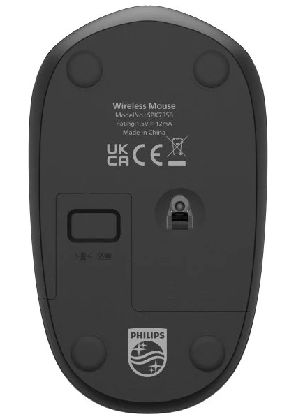 SPK7358 Kablosuz 1600 Dpı 3 Tuşlu Optik Mouse Siyah