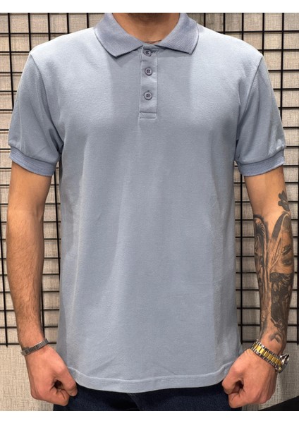 Polo Yaka T-Shirt %95 Pamuk Premium A+ Kalite Beyaz Mavi Çekme Solma Bozulma Yapmaz Garanti Stblue fiyatları